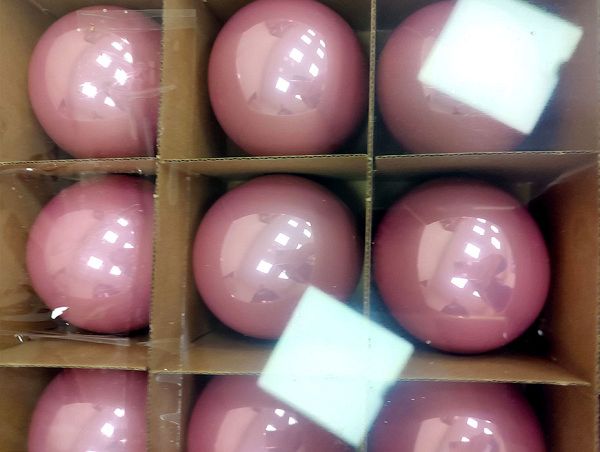 Шар елочный стекл. 8 см, [41]